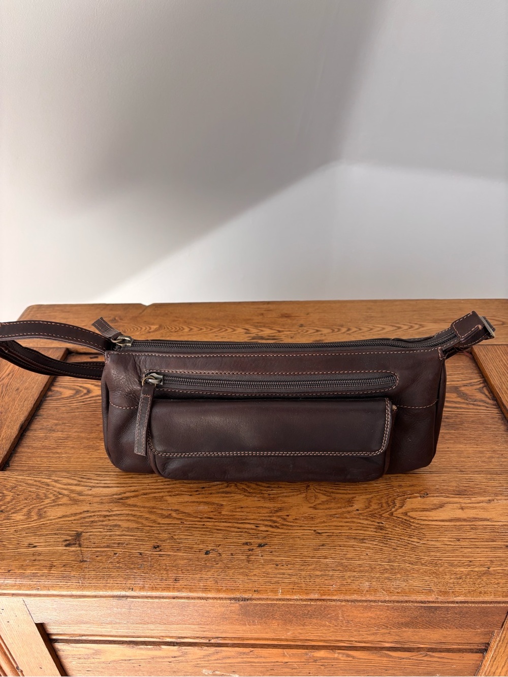 Vintage Derek Alexander Leather Organizer Bag 🤎